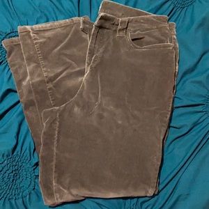 Brown corduroy pants